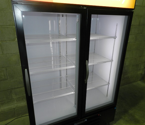 Beverage Air Two Glass Door Cooler Merchandiser Used Two Glass Door
