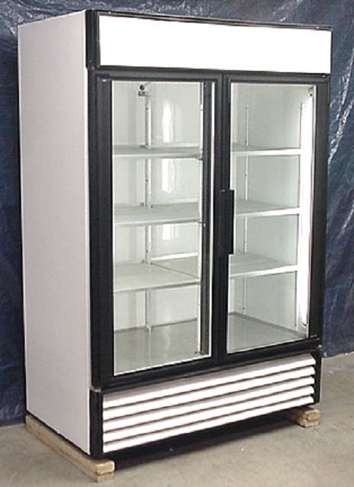 Used Two Glass Door Commercial Cooler